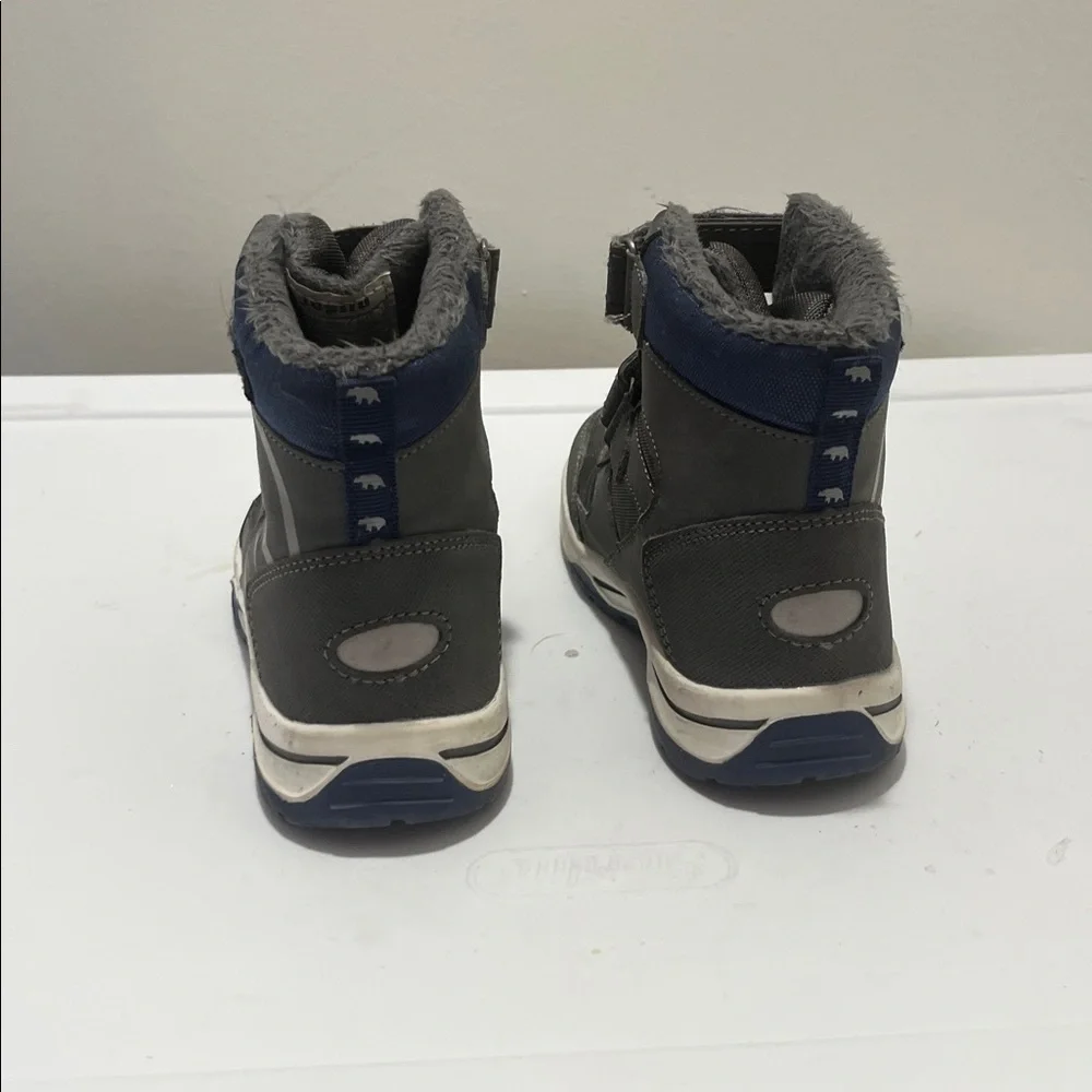 Gray LUPILU Kids Shoes with Velcro Straps
